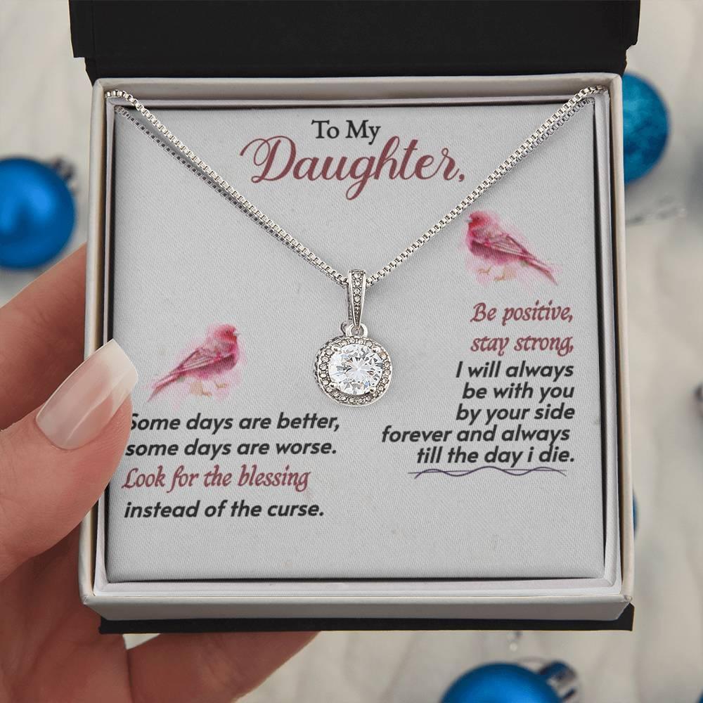 To My Daughter Look For The Blessing - For Daughter's From Parents - Eternal Hope Necklace - Prestige Shoppes