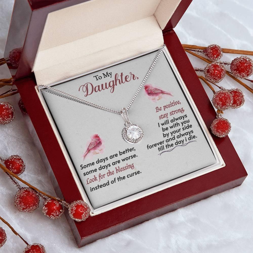 To My Daughter Look For The Blessing - For Daughter's From Parents - Eternal Hope Necklace - Prestige Shoppes