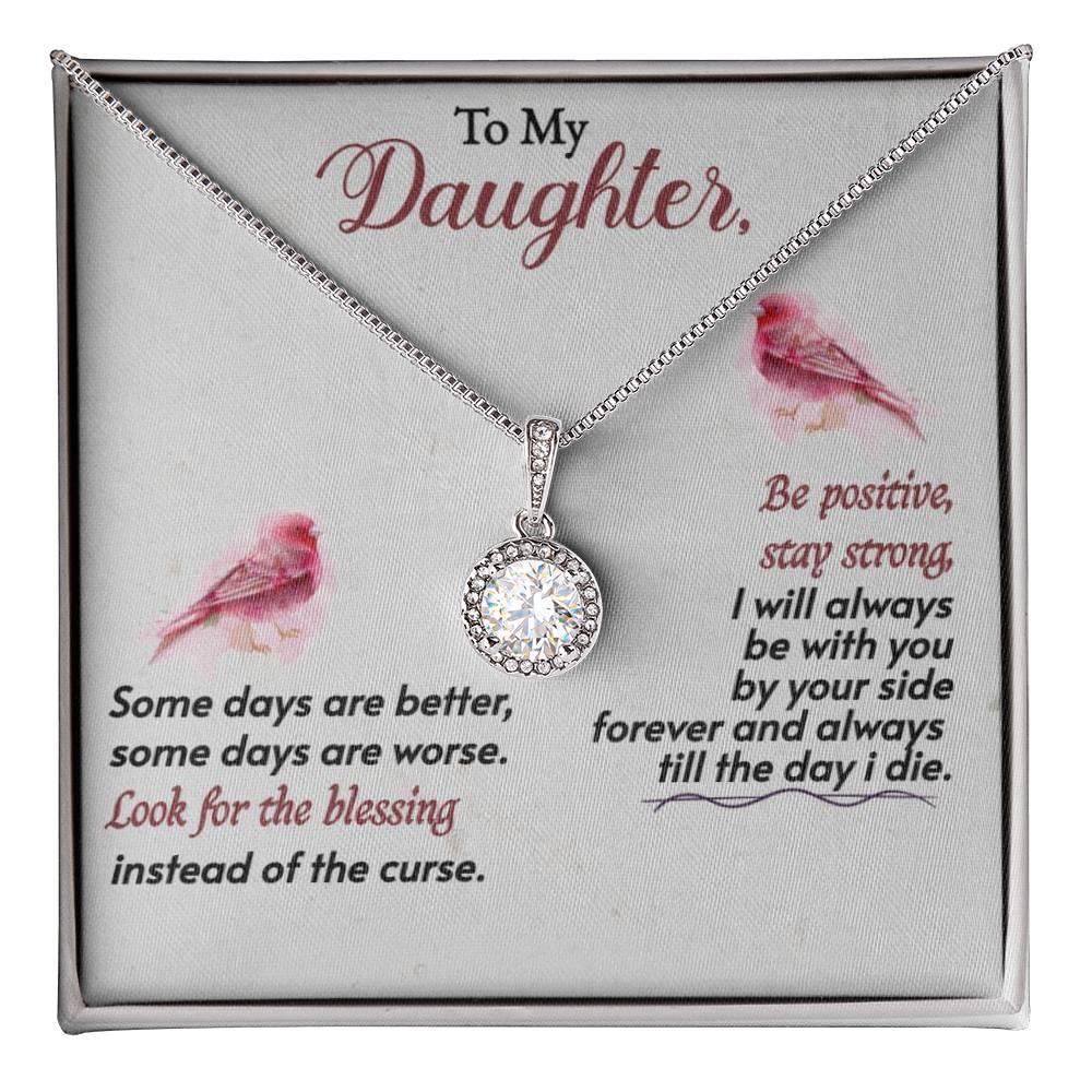 To My Daughter Look For The Blessing - For Daughter's From Parents - Eternal Hope Necklace - Prestige Shoppes