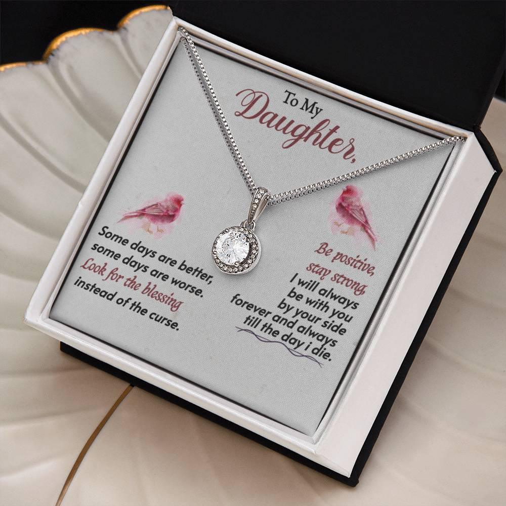 To My Daughter Look For The Blessing - For Daughter's From Parents - Eternal Hope Necklace - Prestige Shoppes