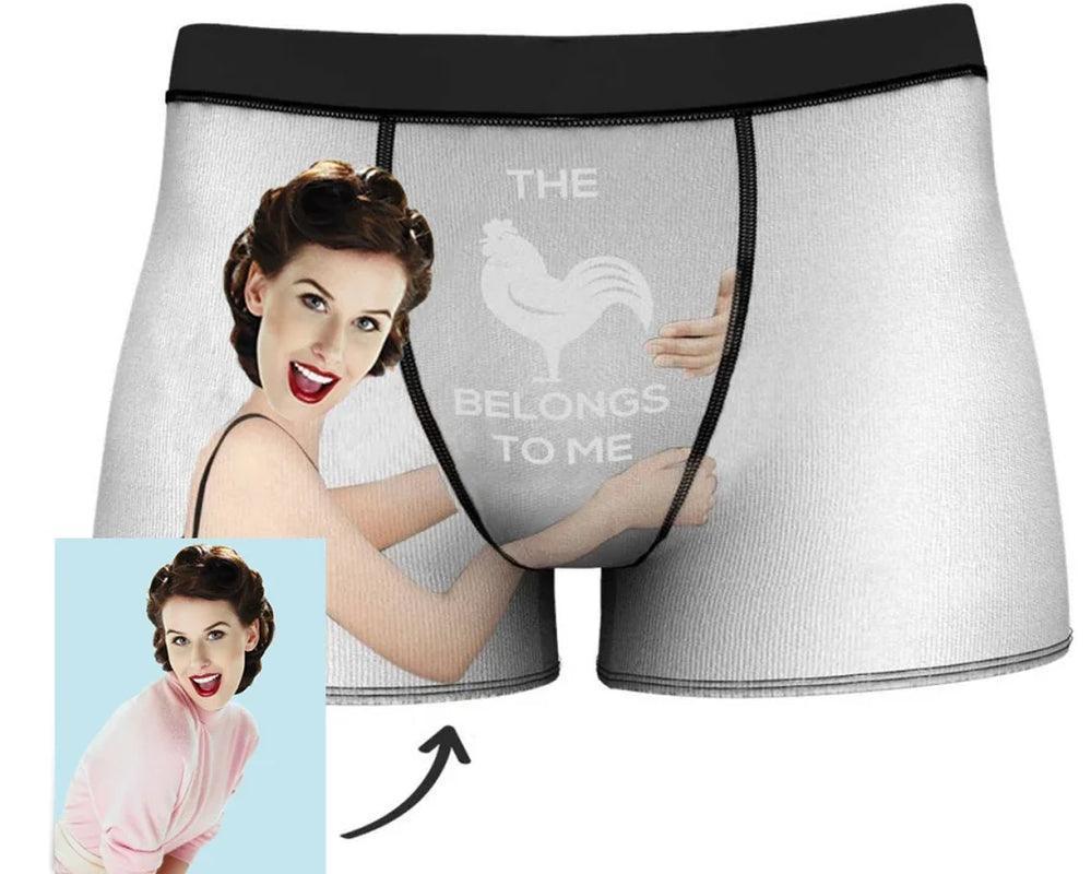 Custom Face Men Print Boxer Briefs Gift - Prestige Shoppes